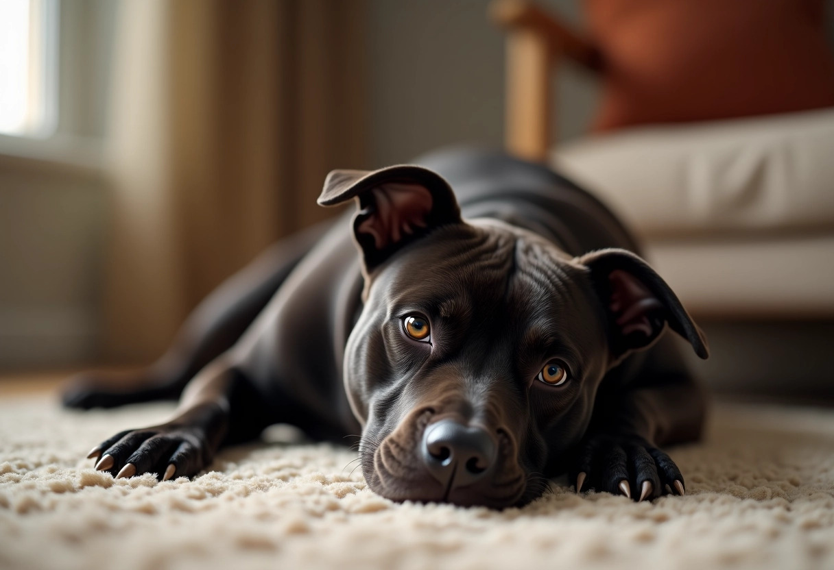 staffie courage sensibilité